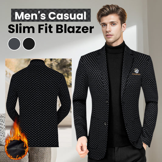 🎉Black Friday Series - Early Bird Price💖Men's Slim-fit Casual Suit Jacket【Comfortable and warm】