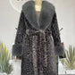 ⏳Time-Limited Special⏰Women's Leopard Print Fluffy Faux Fur Coat with Belt🔥🔥