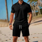 ⏳Time-Limited Special⏰Men's Summer 2-Piece Polo & Shorts Set