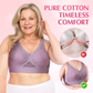 ⏳Time-Limited Special⏰Pure Cotton Buttonless Comfy Lifting Bra