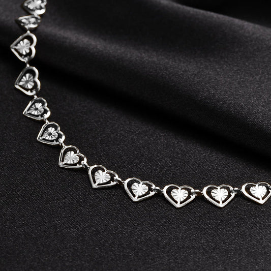 ⏳Time-Limited Special⏰Radiant Heart Necklace – Whisper-Light, Day-to-Night Glow ✨