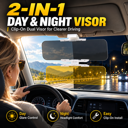 ⏳Time-Limited Special⏰Drive Safer Day & Night 🌙 Universal HD Anti-Glare Car Visor ✨
