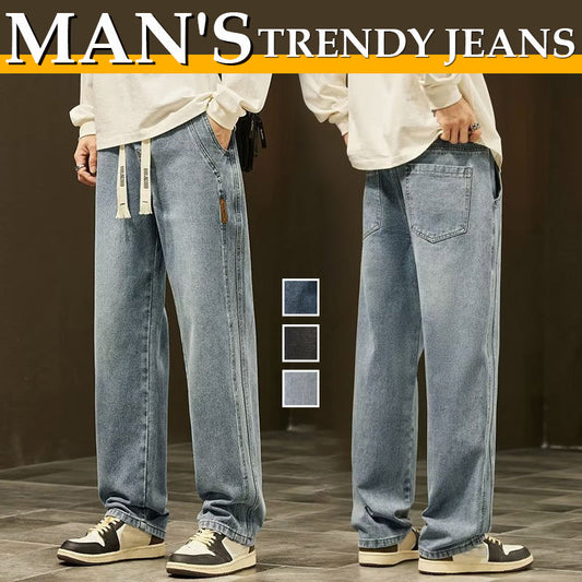 ⏳Time-Limited Special⏰Men's Loose Straight Jeans