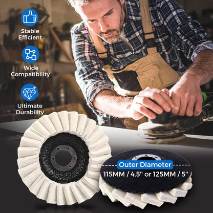 🎉Black Friday Sale - Limited time 50% OFF🎁Wool Felt Flap Polishing Disc