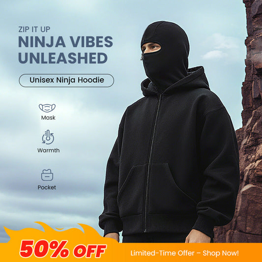 ⏳Time-Limited Special⏰Ninja Zip-Up Hoodie for Men & Women