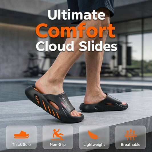 ⏳Time-Limited Special⏰Non-Slip Thick Sole Cloud Slides for Men