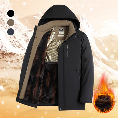 🧥 60% OFF HOT SALE! ✨ Men’s Thermal Hooded Parka Coat - Windproof & Water-Resistant Winter Jacket with Multiple Pockets for Extreme Cold ❄️🛡️