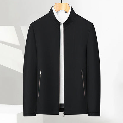 🎁Limited-time 50% sale⏳Men's Standing Collar Zipper Casual Jacket