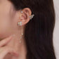 ⏳Time-Limited Special⏰Simple ear clips with butterfly and flower motifs & tassels – elegant & comfortable, no piercing required 🌸🦋