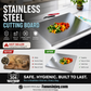 ⏳Time-Limited Special⏰304 Stainless Steel Cutting Board – double-sided, hygienic, moisture-resistant & easy to clean. Say goodbye to stains & odors! 🛡️✨