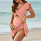 💥Last Day Special Sale 69% OFF💃Women's One Piece Swimsuit Ruffle Cutout Swimdress