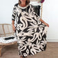 ⏳Time-limited Special⏰Women’s Elegant Loose Round-Neck Printed Dress