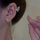 ⏳Time-Limited Special⏰Simple ear clips with butterfly and flower motifs & tassels – elegant & comfortable, no piercing required 🌸🦋