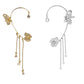 ⏳Time-Limited Special⏰Simple ear clips with butterfly and flower motifs & tassels – elegant & comfortable, no piercing required 🌸🦋