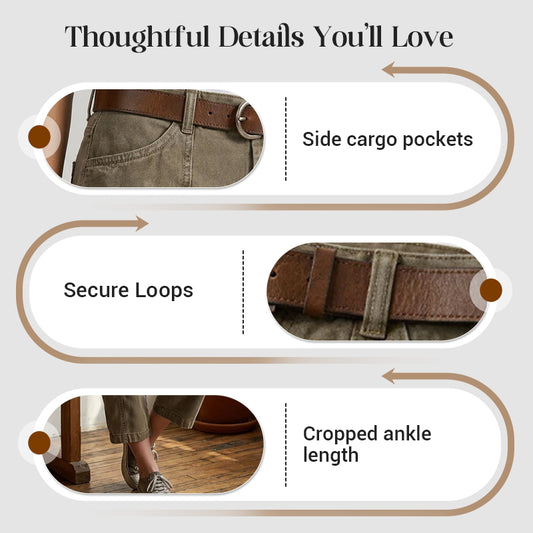 ⏳Time-Limited Special⏰Women's Relaxed Casual Cargo Capris – Spacious Utility Pockets, Breathable Fabric & Relaxed Fit – Everyday Comfort, Warm Weather Ready ✨