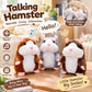 ⏳Time-Limited Special⏰Talking Hamster Plush – repeats whatever you say, auto head-shaking, hilarious fun for kids & adults