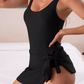 ⏳Time-Limited Special⏰Women's Tummy Control Tie Knot Swimsuit with Skirt – Full Coverage & Built-in Bra – Summer Essential 🌊