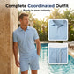 ⏳Time-Limited Special⏰Men's Summer 2-Piece Polo & Shorts Set