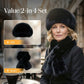 ⏳Time-Limited Special⏰Fluffy Fur Bucket Hat Warm Winter Hat + Free Matching Scarf