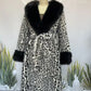 ⏳Time-Limited Special⏰Women's Leopard Print Fluffy Faux Fur Coat with Belt🔥🔥