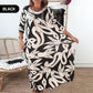 ⏳Time-limited Special⏰Women’s Elegant Loose Round-Neck Printed Dress