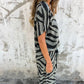 💞Women's Zebra Print V-Neck Top & Pants (2-Piece Set)