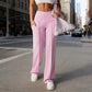 ⏳Time-Limited Special⏰Women's Plain Loose Straight Leg Pants