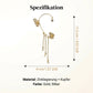 ⏳Time-Limited Special⏰Simple ear clips with butterfly and flower motifs & tassels – elegant & comfortable, no piercing required 🌸🦋