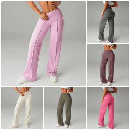 ⏳Time-Limited Special⏰Women's Plain Loose Straight Leg Pants
