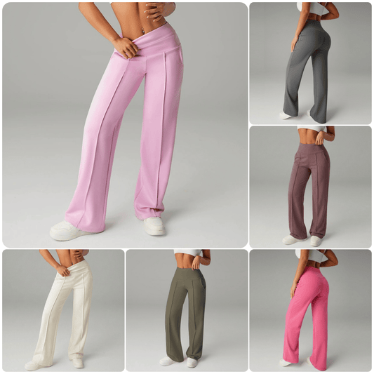 ⏳Time-Limited Special⏰Women's Plain Loose Straight Leg Pants