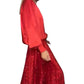 🔥Big Sale 50% OFF🔥Women's Long Sleeve Top & Sequin Maxi Skirt Two-Piece Set