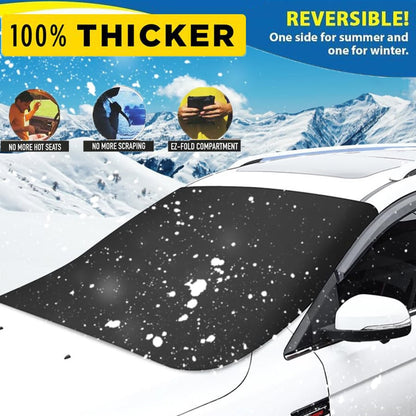 ⏳Time-Limited Special⏰Upgraded Car Windshield Magnetic Snow Cover❄️