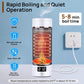 ⏳Time-Limited Special⏰500ml Portable Travel Electric Kettle – 4-Stage Temp Control 45°C-100°C with Live LED Display, Rapid 5-Min Boiling, 12H Keep Warm, 360° Leak-Proof Sealing & Double-Layer Anti-Scald Shell – 520g for Hotel Office Travel ✈️