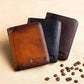 ⏳Time-Limited Special⏰Minimalist RFID Blocking Leather Wallet for Men – Ultra-Thin, Genuine Top-Layer Cowhide, Short Design for Everyday Carry