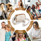 Fashion Diamond Pattern Large Capacity 3-Layer Crossbody Bag