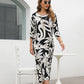 ⏳Time-limited Special⏰Women’s Elegant Loose Round-Neck Printed Dress