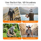 ⏳Time-Limited Special⏰Ventilated Fisherman Hat with Removable Face Shield – 2-in-1 Design, Cooling Ice Silk & Adjustable Fit – 360° Sun Protection 🎣