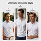 ⏳Time-Limited Special⏰Men's Quick-Dry Lapel T-Shirt – Athletic Fit & Wrinkle-Resistant – Smart Casual Essential ✨