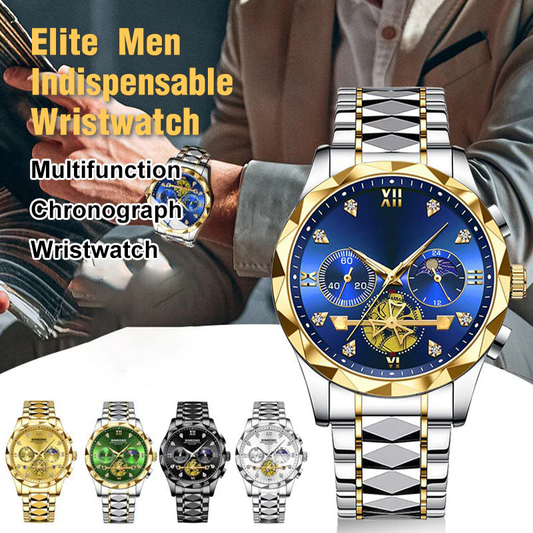 🎁Last Day Promotion🔥Luxury Design Dodecagon Quartz Watch New Multifunctional Men's Wristwatch