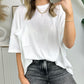 🌞2025 Summer New💕Women's Raw Edge Boxy Tee