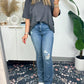 🌞2025 Summer New💕Women's Raw Edge Boxy Tee