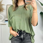 🌞2025 Summer New💕Women's Raw Edge Boxy Tee