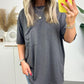 🌞2025 Summer New💕Women's Raw Edge Boxy Tee