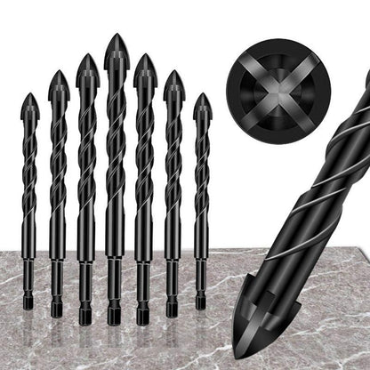 🔥Hot Sale🔥High-strength Four-edge Cross Drill Bit Set