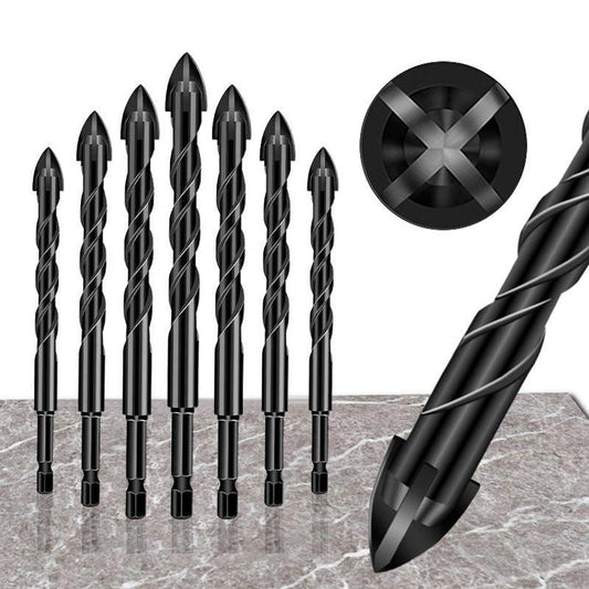 🔥Hot Sale🔥High-strength Four-edge Cross Drill Bit Set