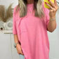 🌞2025 Summer New💕Women's Raw Edge Boxy Tee