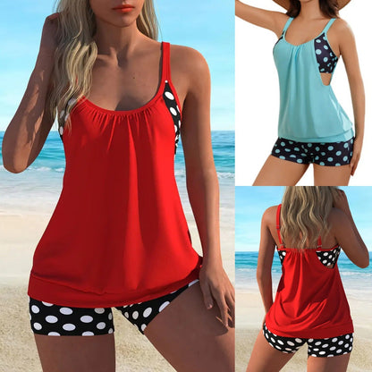 🏖️ Hot Summer - 50% OFF👙Women's Polka Dot Two Piece Swimsuit✨