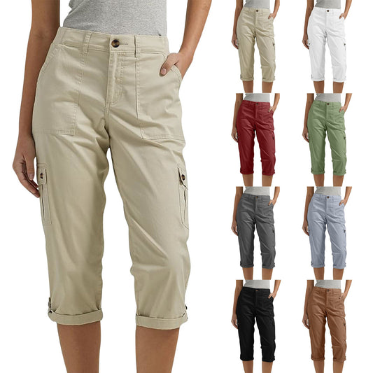⏳Time-Limited Special⏰Women's High-Elasticity Multi-Pocket Casual Shorts – Comfortable, Functional & Perfect for Summer 🌞✨