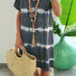⏳Time-Limited Special⏰Tie-Dye Striped Short Sleeve T-Shirt Dress – Soft & flowy – Perfect for summer, beach or casual days – comfortable and stylish 🌊✨
