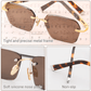 ⏳Time-Limited Special⏰Natural Crystal Lens Sunglasses
